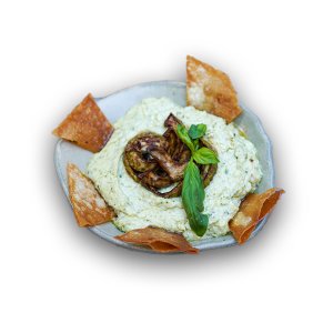 Girit Ezme / CheeseVarieties And Fresh Basil